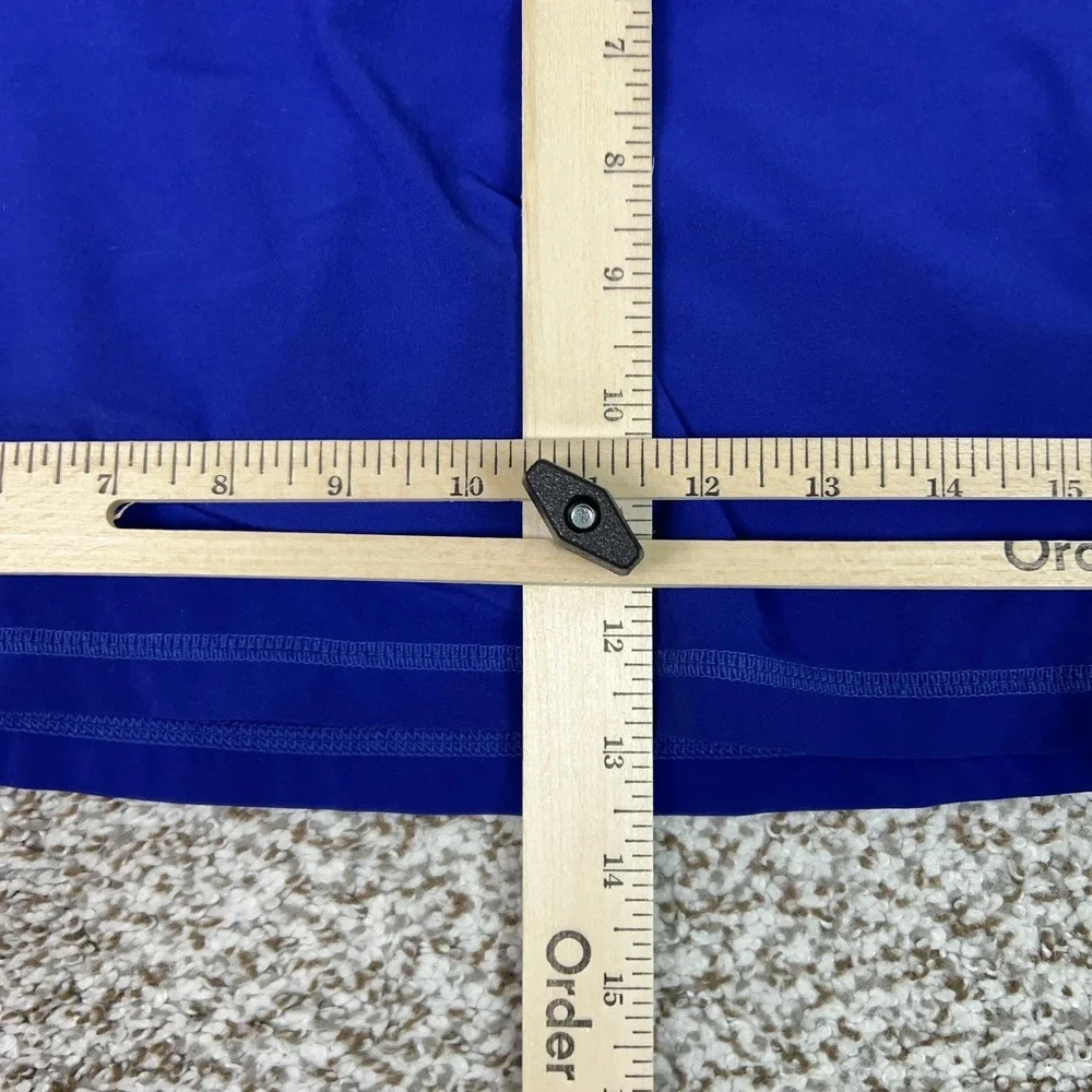 Athleta Skort Womens Large Blue Pleated Lined Tennis Warrior Zip Pocket Athletic